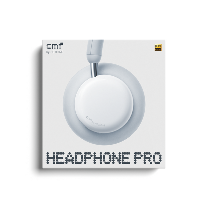 Headphones with microphone Nothing Phone CMF Headphone Pro by Nothing Light Grey, OVER-EAR, Bluetooth