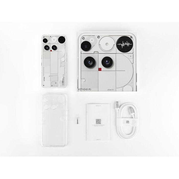 Smartphone Nothing Phone 3 5G 6,67" Octa Core Qualcomm Snapdragon 8s Gen 4 16 GB RAM 512 GB White