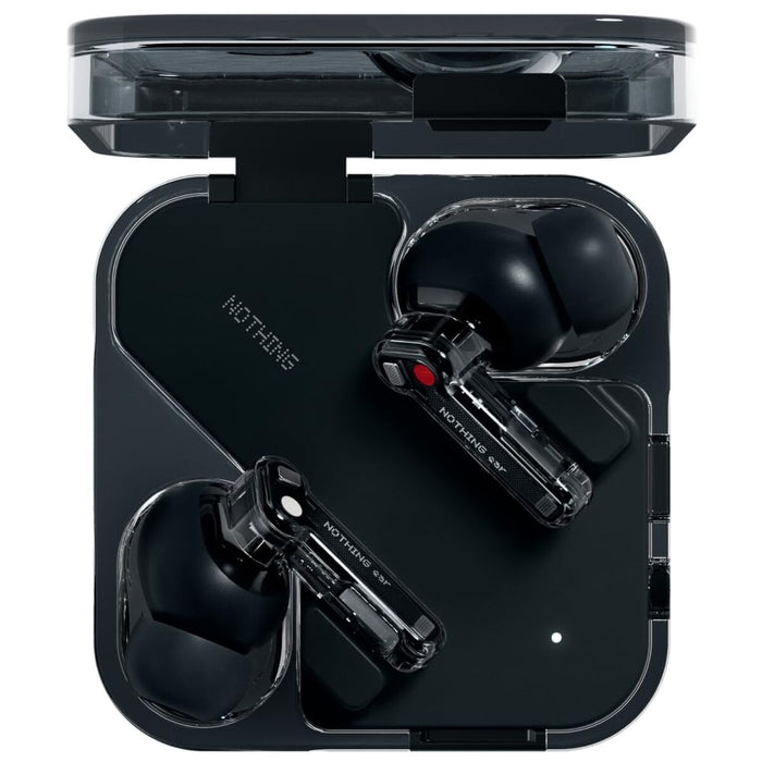 Headphones with Microphone Nothing A10600061 Black Transparent