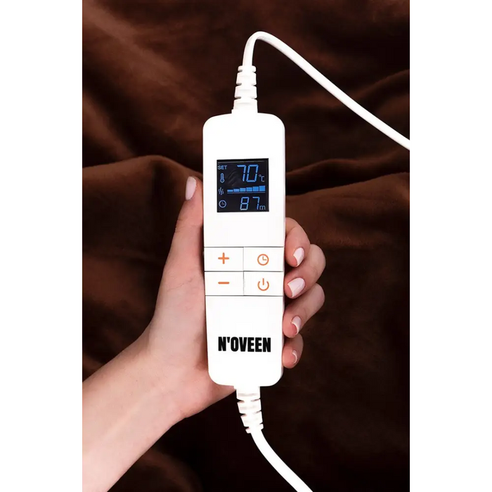 NOVEEN ELECTRIC BLANKET EB655 BROWN SUPER SOFT 180X130CM - Electric blankets and cushionsAGD-KPE<<<Home Appliance