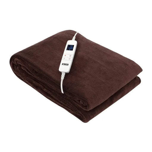 NOVEEN ELECTRIC BLANKET EB655 BROWN SUPER SOFT 180X130CM - Electric blankets and cushionsAGD-KPE<<<Home Appliance