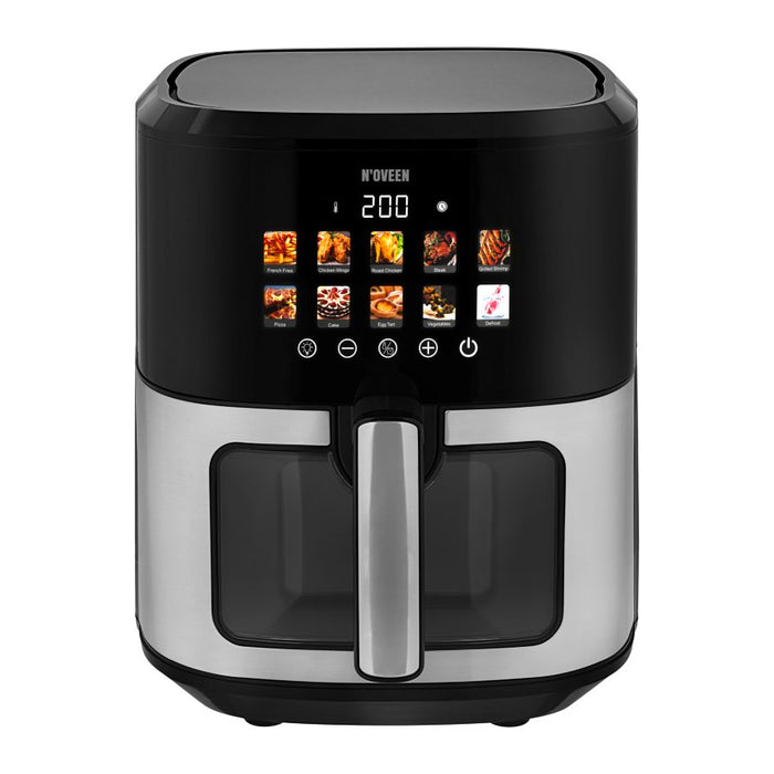 N'oveen AF770 X-LINE Greaseless deep fat fryer Black, Silver