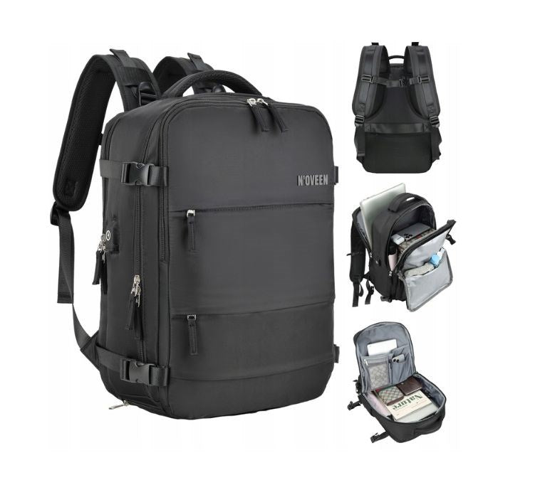 NOVEEN CTB400 Black Cabin Travel Backpack 40x20x25