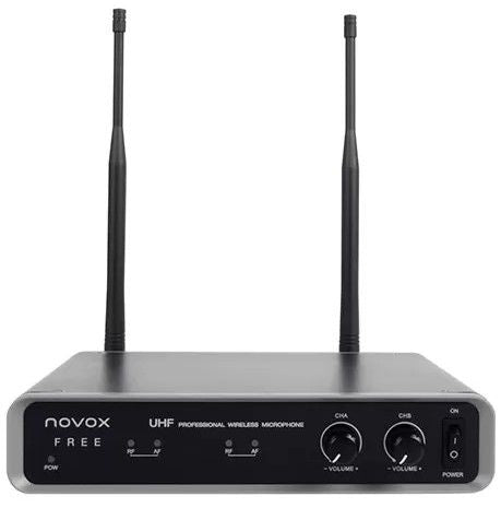 Wireless microphone system Novox - Free H2, black/gray