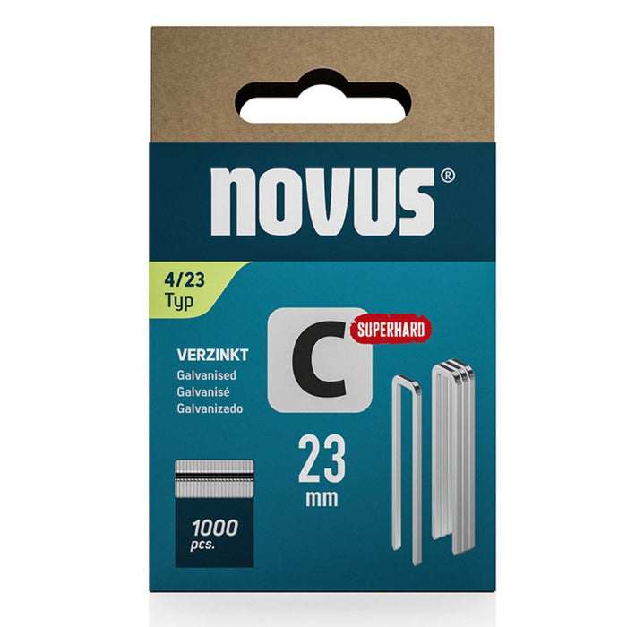 CLAMPS C4 6.1X1.1X23MM1000PCS NOVUS