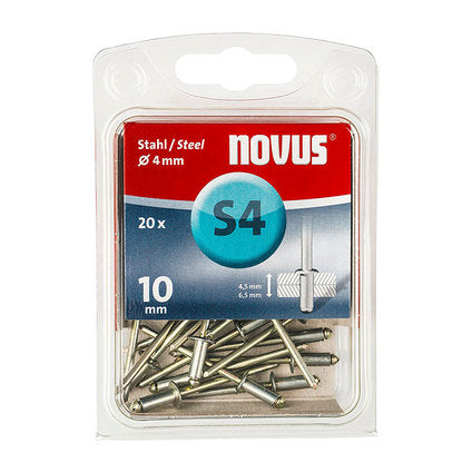 RIVET 4X10 MM NOVUS 20 PCS