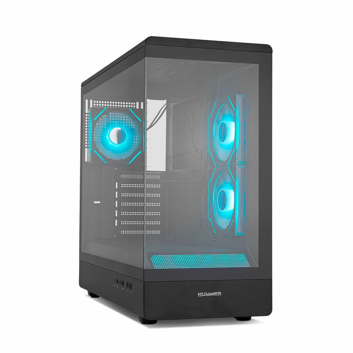 ATX Semi-tower Box Nox-Xtreme NXHUMMERSIGNALBK Black