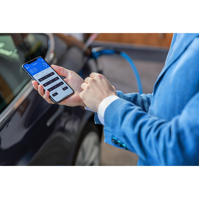 MOBILE CAR CHARGING STATION 22KW WITH CABLE TYPE 2 NRGKICK BLUETOOTH & Wi-Fi