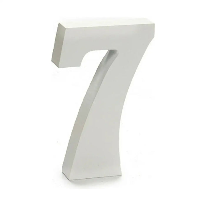 Number Pincello 7 White 2 x 16 x 14,5 cm (24 Units) - Декорация и Осветление<<<Дом Градина<<<BigBuy&&&Други артикули за