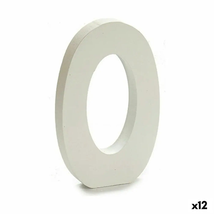 Number Pincello White 1,8 x 21 x 17 cm (12 Units) - Декорация и Осветление<<<Дом Градина<<<BigBuy&&&Други артикули за