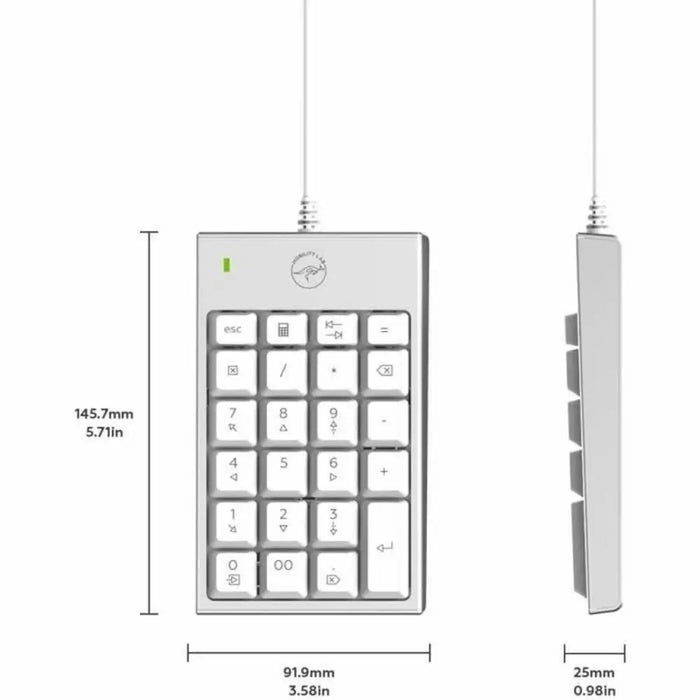 Numeric keyboard Mobility Lab ML305707 Silver - Електроника Периферни и резервни части<<<Компютри|