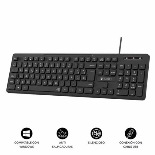 Numeric keyboard Subblim SUBKBC-0SSK50 Black Spanish Qwerty QWERTY - Електроника Периферни и резервни части<<<Компютри|
