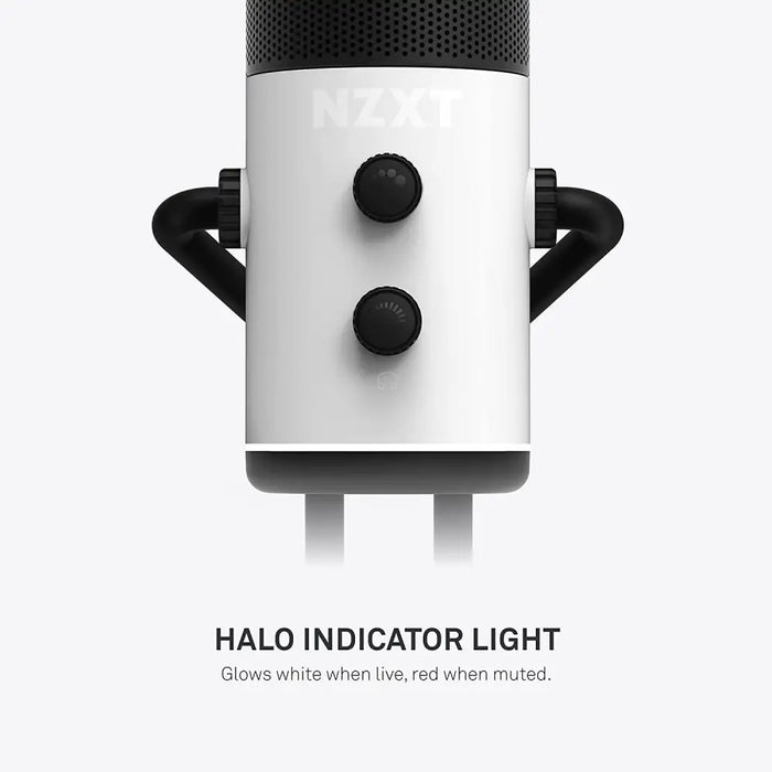 NZXT Capsule White PC microphone - Микрофони<<<Компютърна периферия<<<ValiAPI&&&Streaming cardsGAM-STR<<<PC