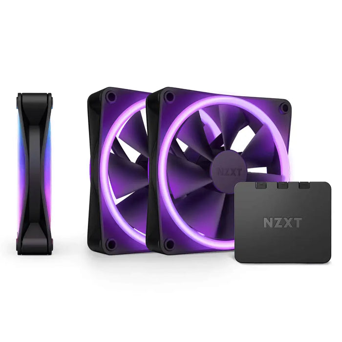 NZXT F120 RGB DUO PWM 120mm 3-pack - black - Вентилатори<<<Компютърни компоненти<<<ValiAPI&&&FansOIA-WEN<<<Enclosures