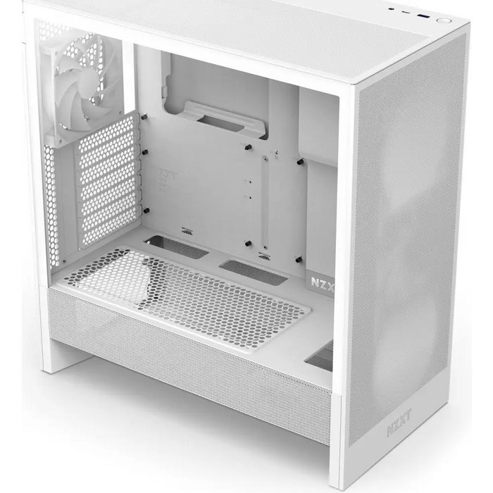 NZXT H5 Flow Midi Tower White - Кутии за компютри<<<Компютърни компоненти<<<ValiAPI&&&Computer