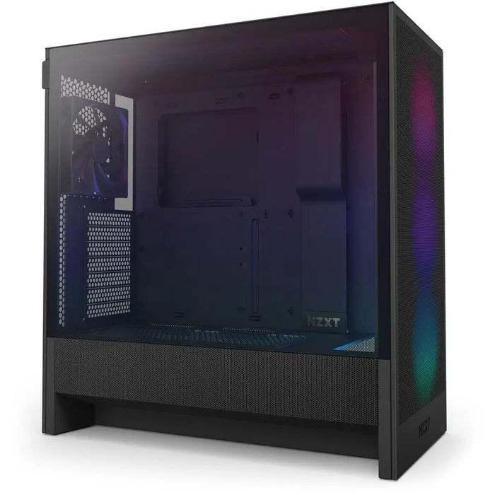 NZXT H5 Flow RGB 2024 Black Mid-Tower Case - Кутии за компютри<<<Компютърни компоненти<<<ValiAPI&&&Компютър Мрежи и