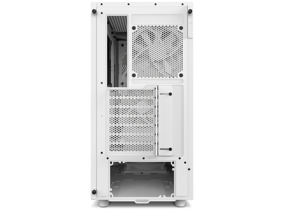 NZXT H5 Flow RGB Matte White Mid-Tower Case - Кутии за компютри<<<Компютърни компоненти<<<ValiAPI
