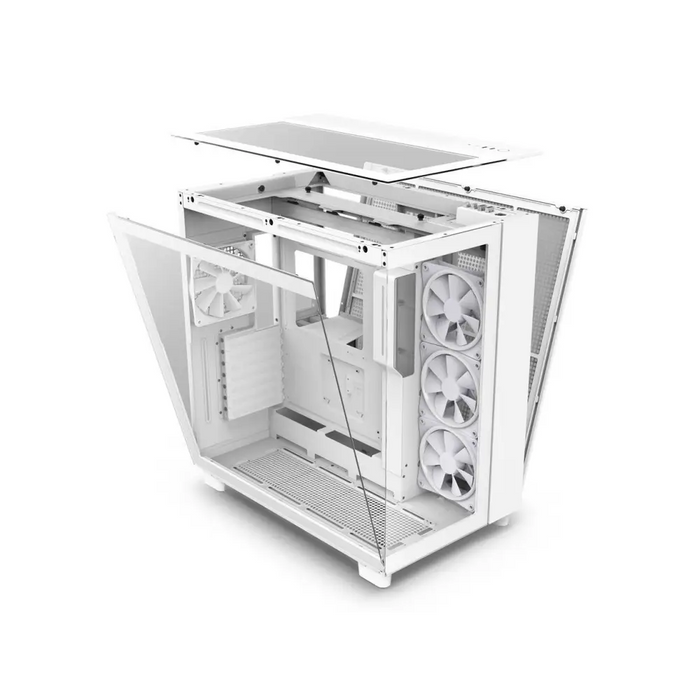 NZXT H9 Elite Matte White Case - Кутии за компютри<<<Компютърни компоненти<<<ValiAPI&&&Системни Единици<<<Компютър