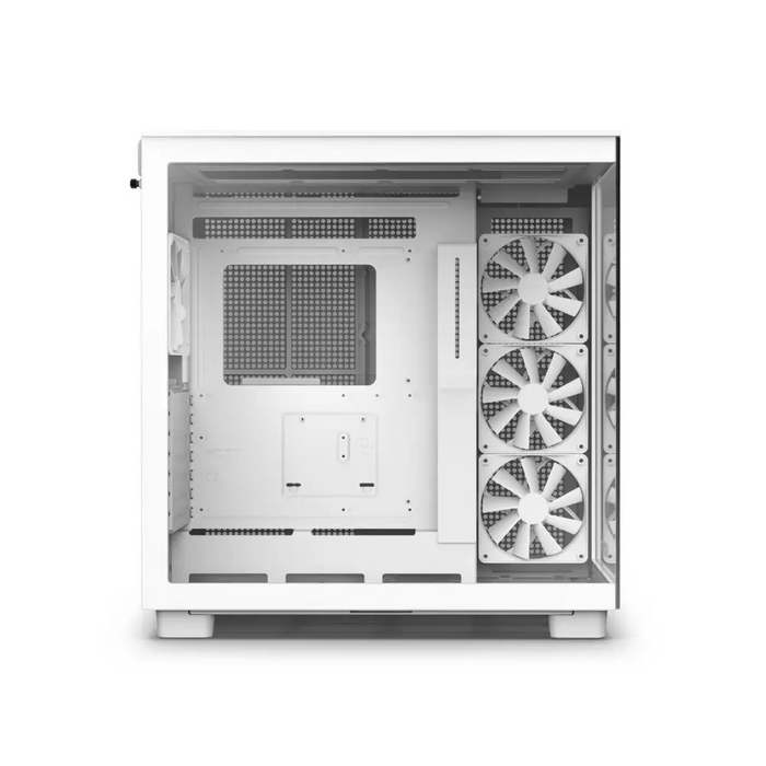NZXT H9 Flow Matte White Case - Кутии за компютри<<<Компютърни компоненти<<<ValiAPI&&&Компютър Мрежи и
