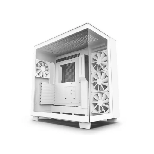 NZXT H9 Flow Matte White Case - Кутии за компютри<<<Компютърни компоненти<<<ValiAPI&&&Компютър Мрежи и