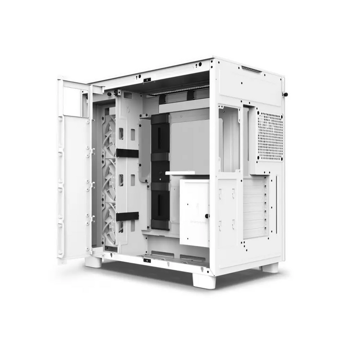 NZXT H9 Flow Matte White Case - Кутии за компютри<<<Компютърни компоненти<<<ValiAPI&&&Компютър Мрежи и