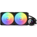 NZXT Kraken 280 RGB Processor All-in-one liquid cooler 14 cm Black 1 pc(s) - Охладители за процесори<<<Компютърни