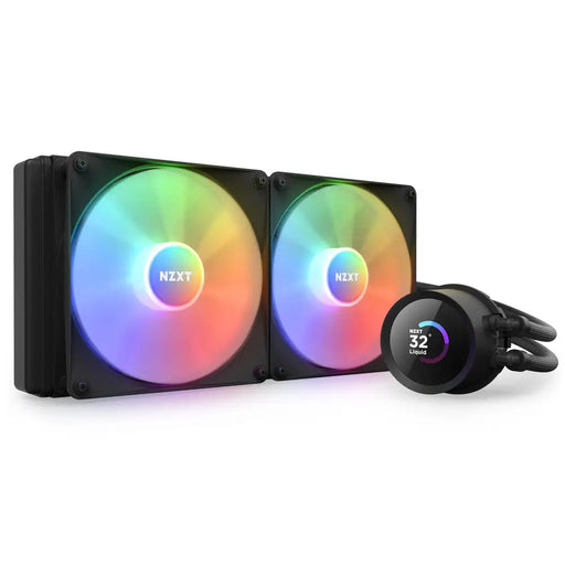 NZXT Kraken 280 RGB Processor All-in-one liquid cooler 14 cm Black 1 pc(s) - Охладители за процесори<<<Компютърни