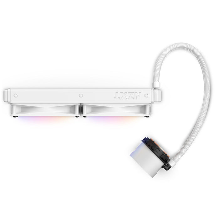 CPU Cooler NZXT Kraken 280 RGB White, LCD Display