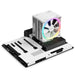 NZXT T120 RGB Processor Air cooler 12 cm White 1 pc(s) - Охладители за процесори<<<Компютърни