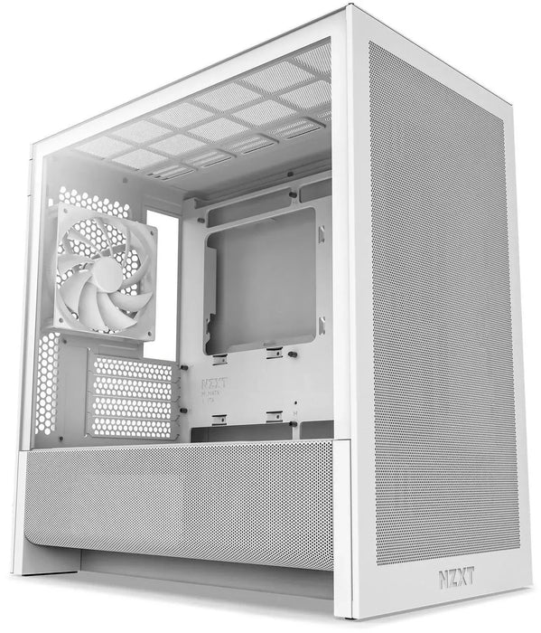 NZXT H3 Flow 2025 All White Micro-ATX Tower Case