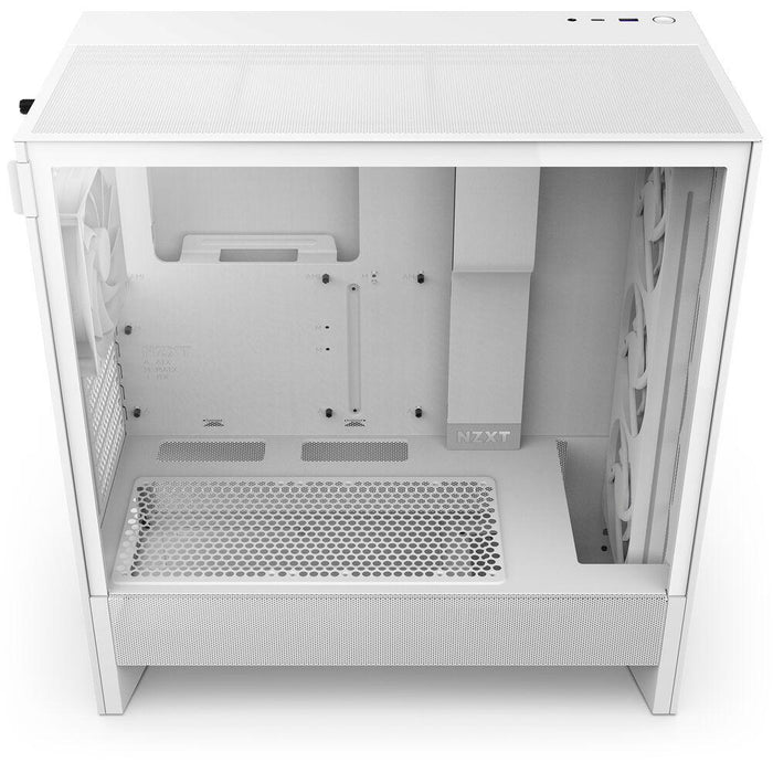 NZXT H5 Flow RGB 2024 White Mid-Tower Case