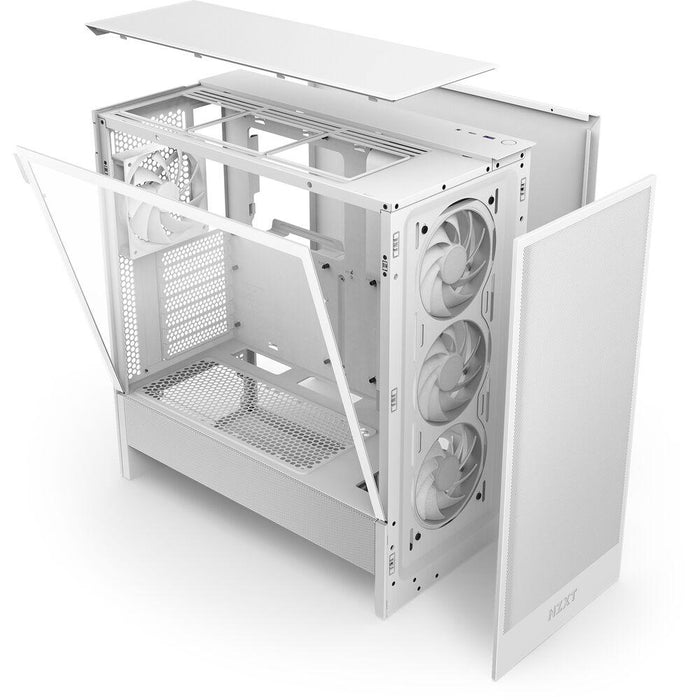 NZXT H5 Flow RGB 2024 White Mid-Tower Case