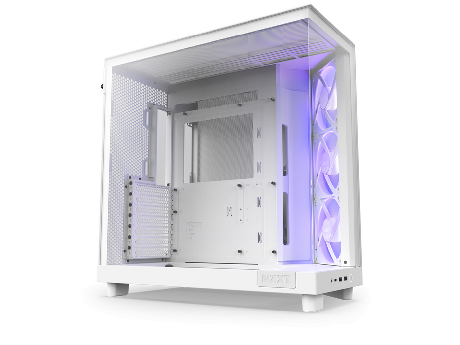 NZXT H6 Flow RGB Matte White Case - Middle Tower
