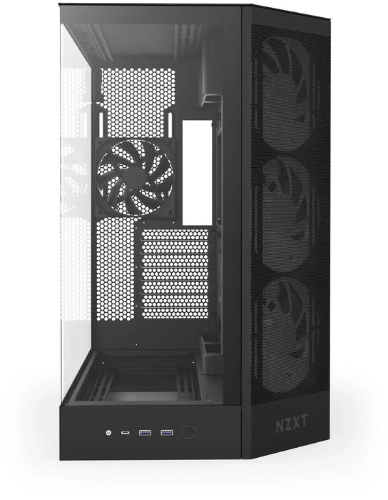 NZXT H9 Flow RGB Dual-Chamber Case - Black