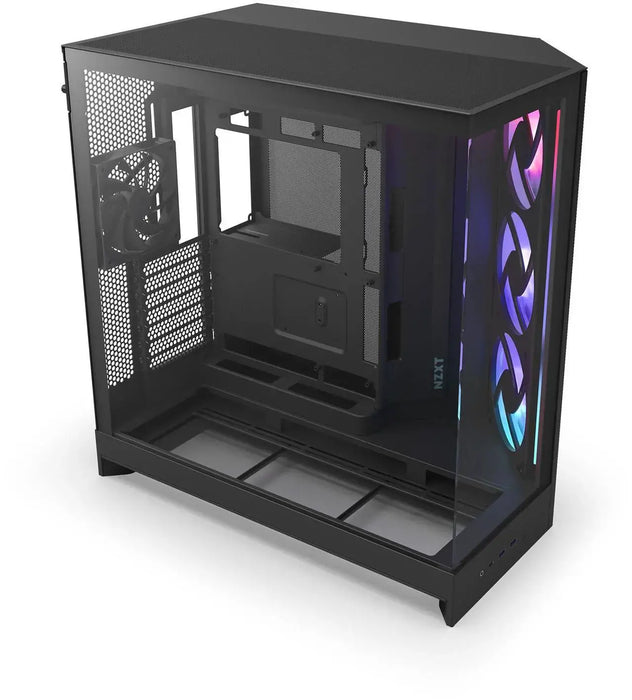 NZXT H9 Flow RGB Dual-Chamber Case - Black