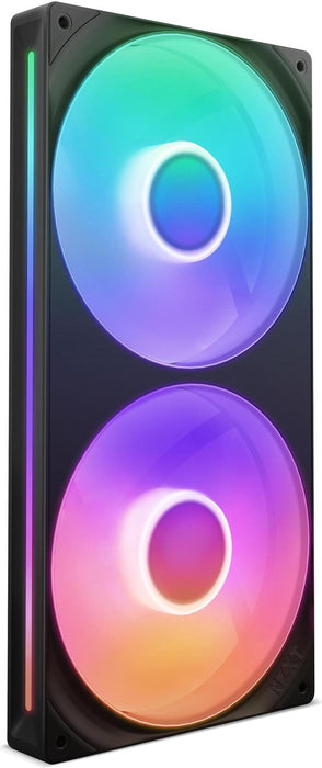 NZXT F280 Black RGB Core Fan Kit