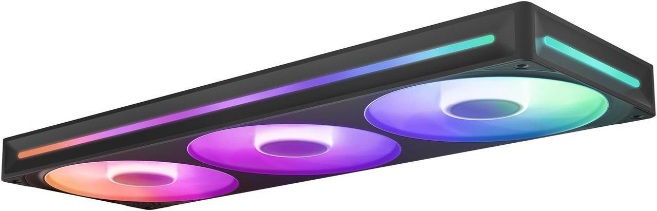 NZXT F360 Black RGB Core Fan Kit