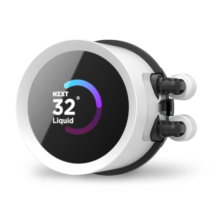 CPU Cooler NZXT Kraken 240 RGB White, LCD Display