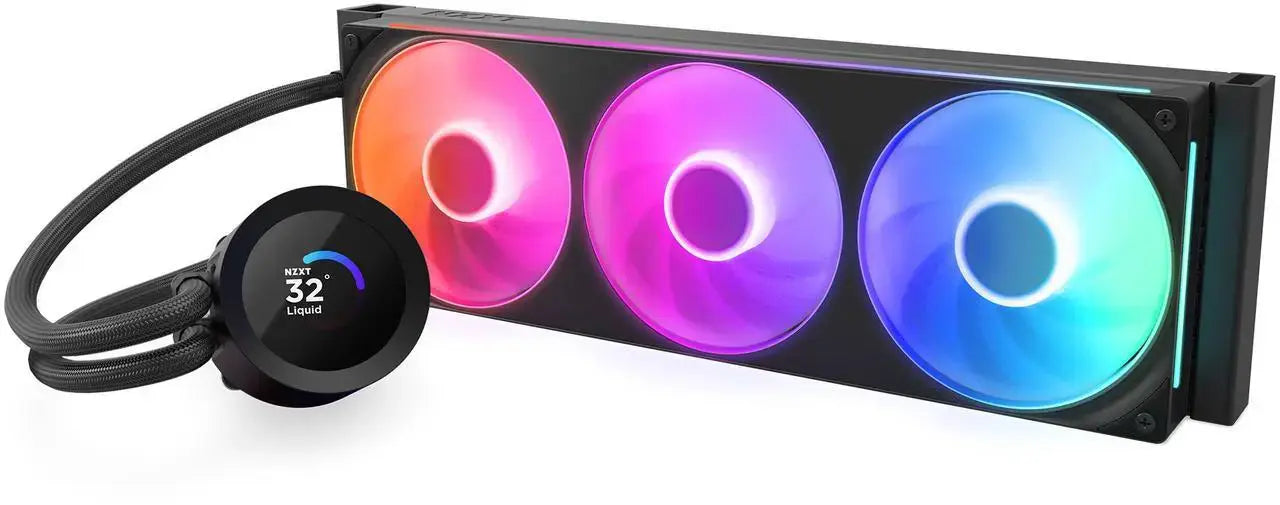 CPU Cooler NZXT Kraken Plus 360 RGB LCD Display - Black
