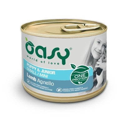OASY One Protein Puppy & Junior Small/Mini Lamb - wet dog food - 200g