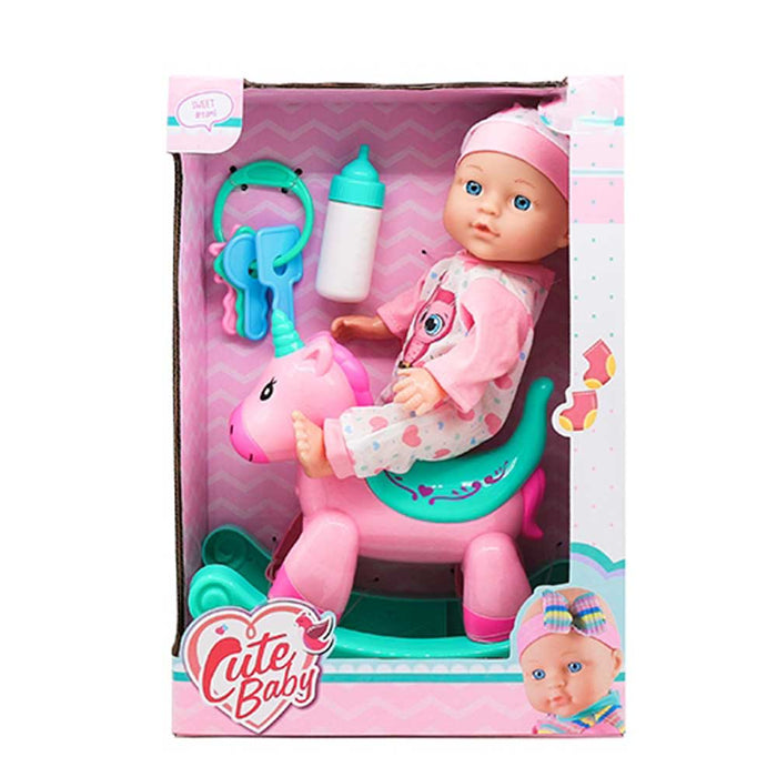 OCIE Playset - Unicorn Swing Doll, 30 cm