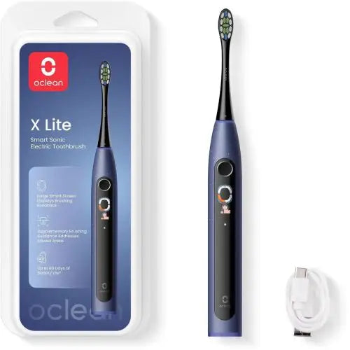 Oclean X Lite Electric Toothbrush Dark Blue EU - Xiaomi ECO System<<<Основна<<<DunaXML&&&Ел. четки и зъбни душове<<<За
