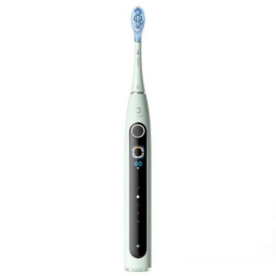 Electric toothbrush Oclean X Pro 20, AI, Maglev 4.0, 84000 rpm, Wi-Fi, FlexFit, IPX7, Green