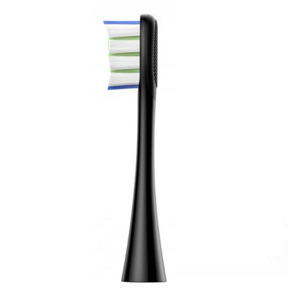 Set of 2 replacement heads for electric toothbrush Oclean Professional Clean Brush Head, Hard, Black