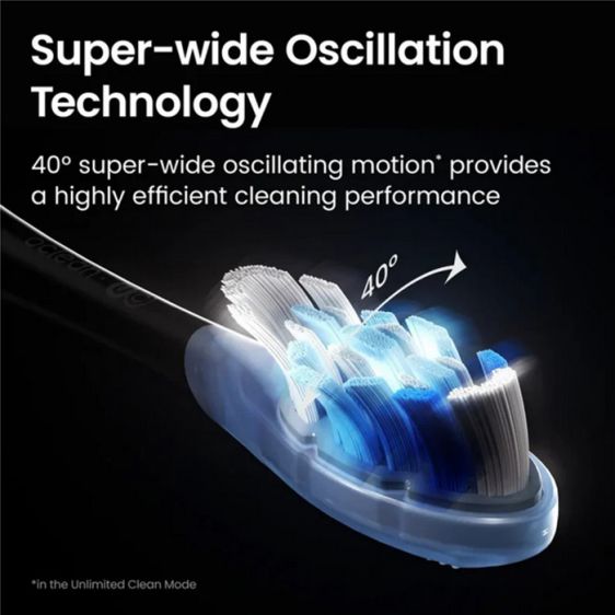 Electric toothbrush Oclean X Ultra 20, AI voice assistant, 84000 rpm, Wi-Fi, Bluetooth, Green