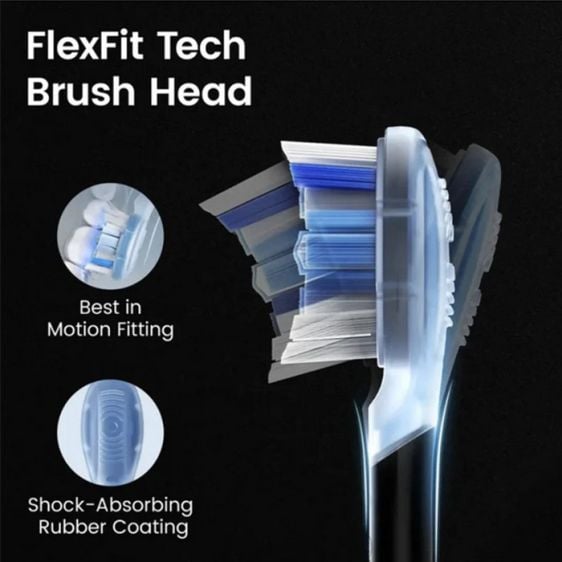 Electric toothbrush Oclean X Ultra 20, AI voice assistant, 84000 rpm, Wi-Fi, Bluetooth, Green