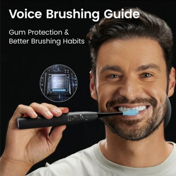 Electric toothbrush Oclean X Ultra 20, AI voice assistant, 84000 rpm, Wi-Fi, Bluetooth, Green