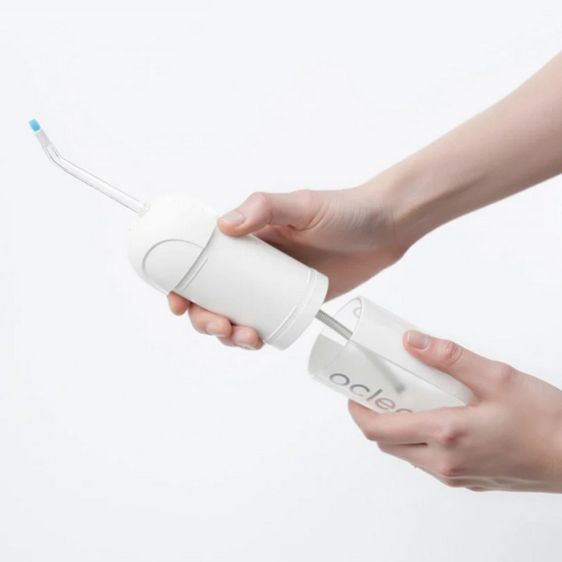 Oclean W10 Lite Dental Water Jet, 3 Modes, 2 Nozzles, 1200 Pulses Per Minute, Up to 140 PSI, White