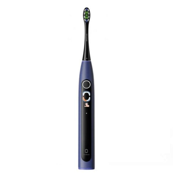 Electric toothbrush Oclean X Lite Set, 72000 rpm, 5 modes, Smart, Touchscreen, + Case, Dark blue
