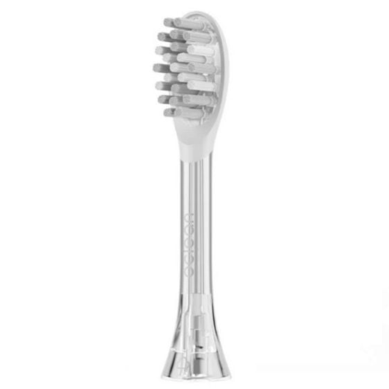 Set of 2 replacement toothbrush heads for Oclean Easy Clean P1K3, Hard, Silver